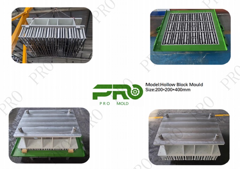 PRO MOLD жоғары сапалы қуыс блокты қалыптары POYATOS кірпіш жасау машиналары үшін Сауд Арабиясына сәтті жеткізілді