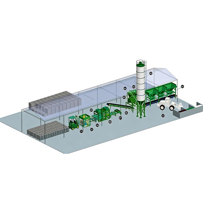 Қуыс блокты кірпіш жасайтын машина